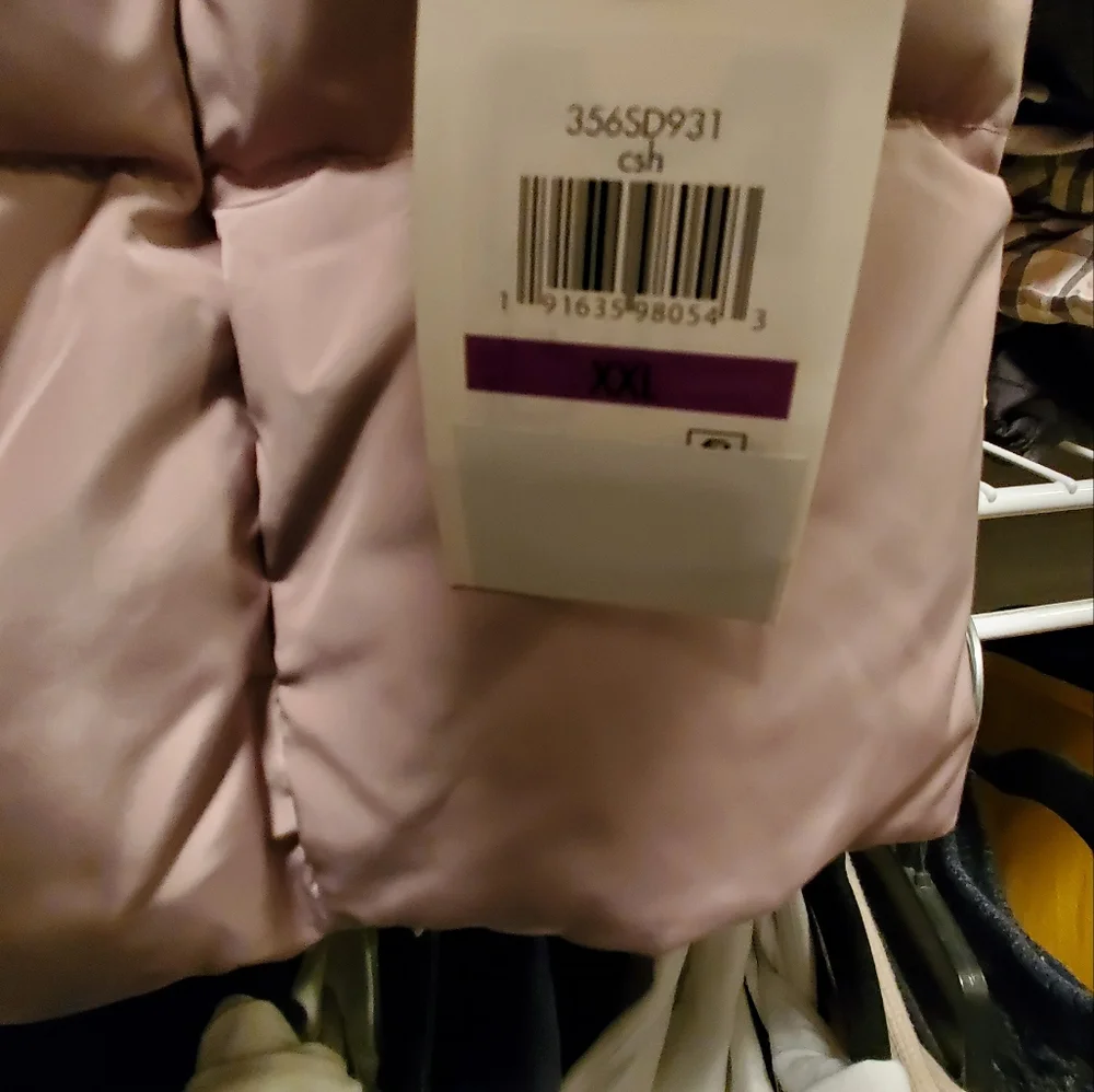 Cole Haan Bib Insert Down Coat - Picture 6 of 6